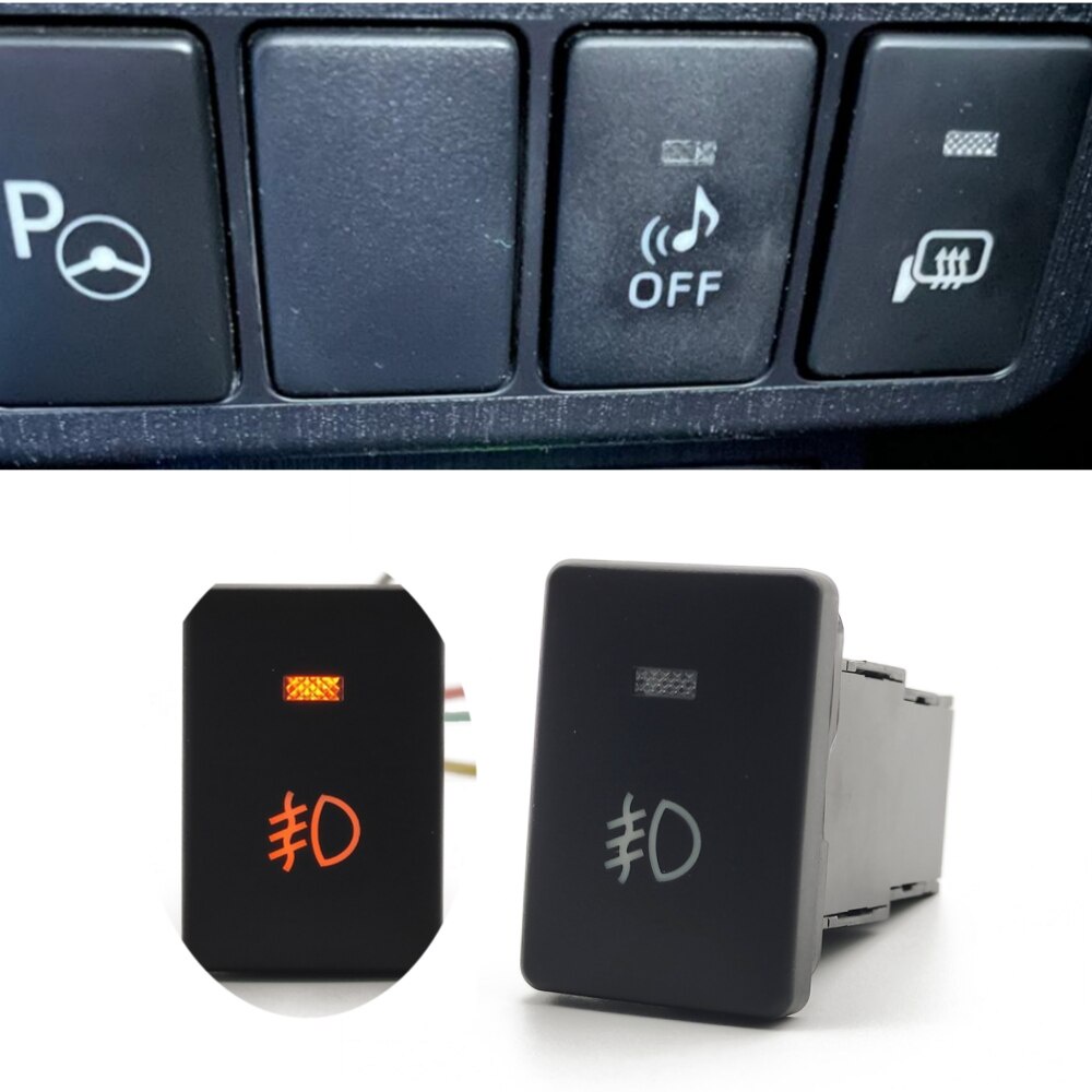 For Suzuki Jimny 2019 2020 2021 Orange LED Light Car Front Fog Light