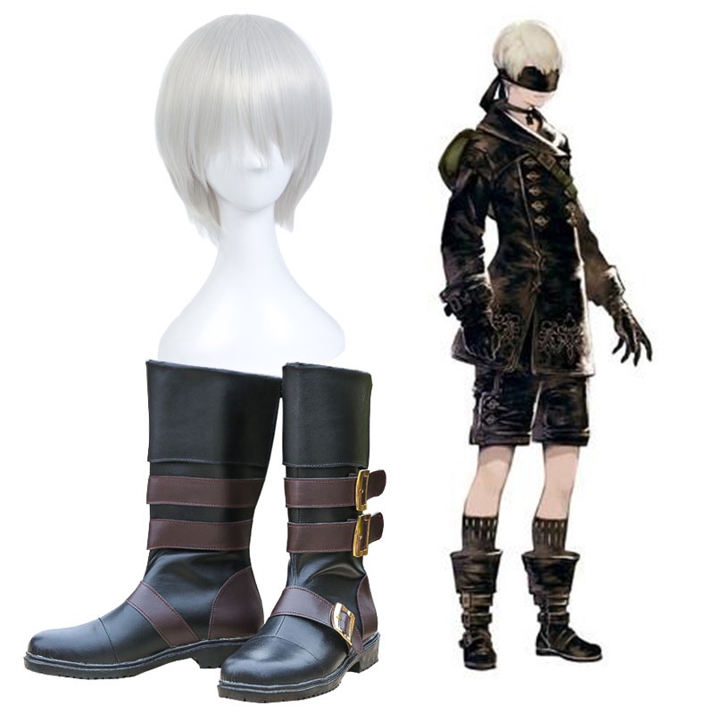 ♗Game NieR Automata 9S Cosplay Shoes NieR Automata YoRHa No. 9S Cosplay