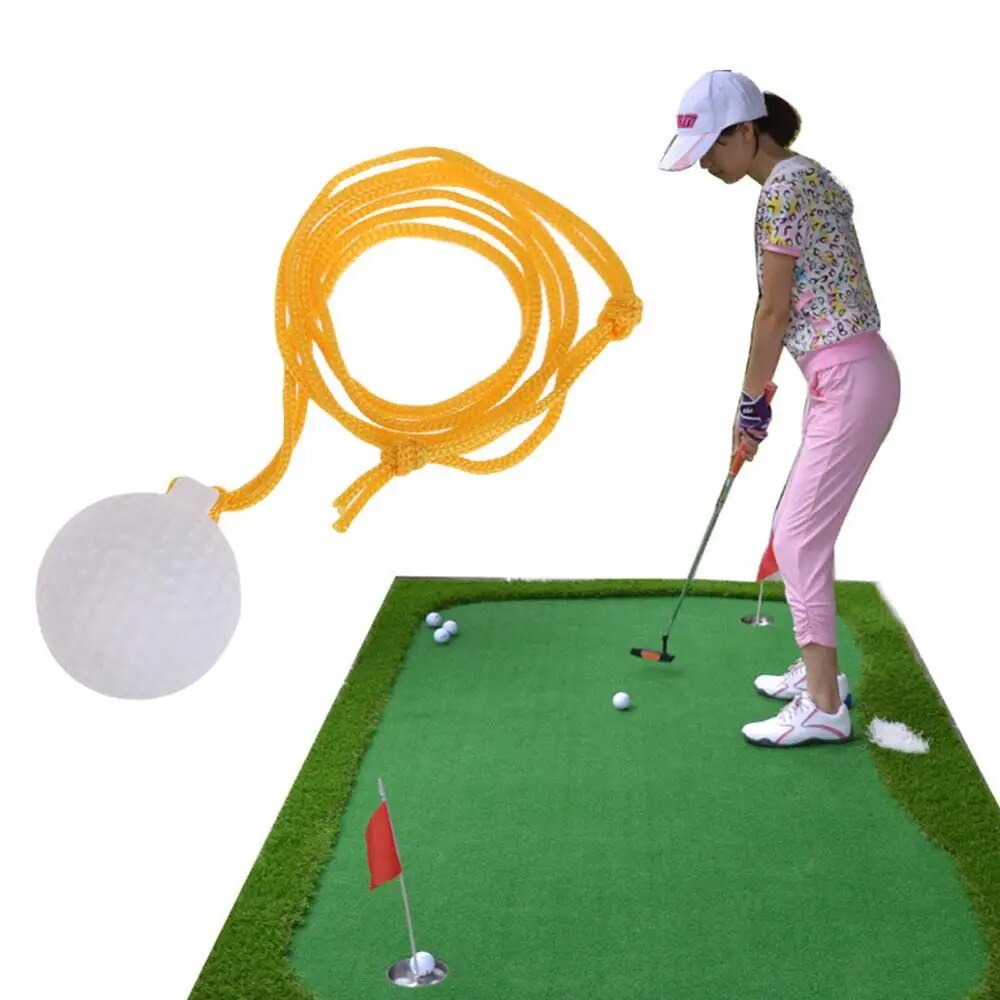 ☁Golf Solid Swing Trainers Ball with String Outdoor Sports Golf Swinger