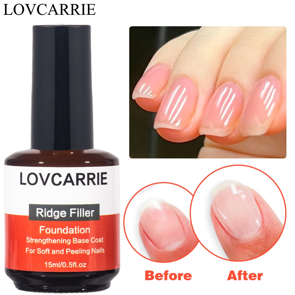 COD.Nail care LOVCARRIE Ridge Filler Nail Strengthener Base Coat for