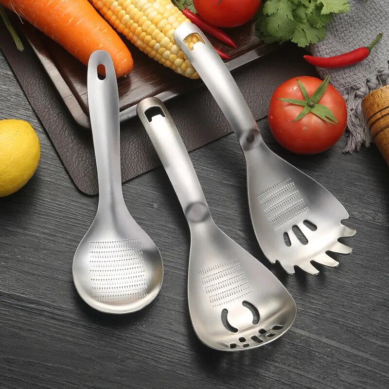 Ginger Grinding Spoon Food Blender Potato Mash Tools Garlic Grater Press Lemon Zester Egg White