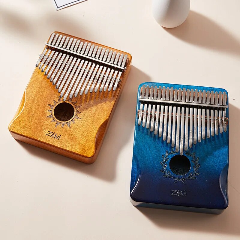 ZANI THUMB HARP Kalimba 21 notes Kalimba beginner introduction Peach ...
