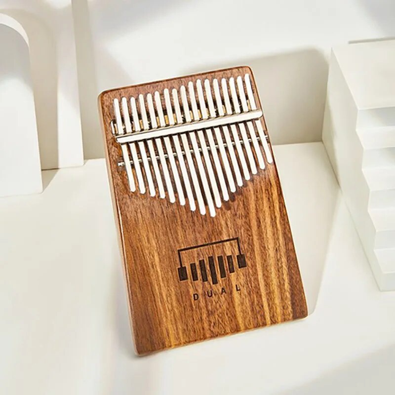 17 Keys Kalimba Miniature Wood Kalimbas Musical Keyboard Professional