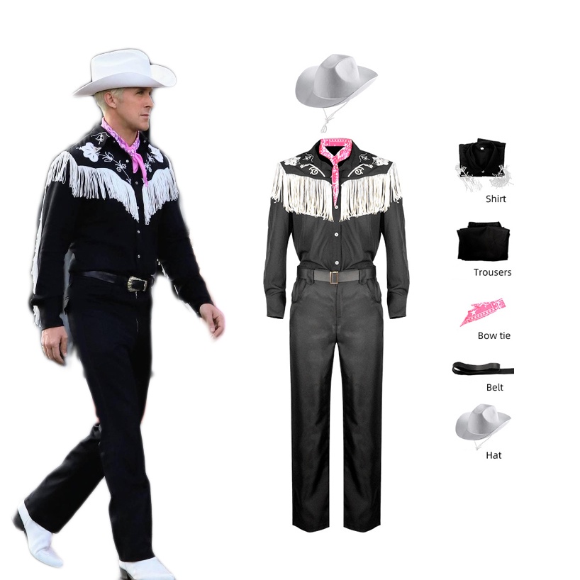 Halloween costume♞ 2023NEW Movie Margot Robbie Barbi Cosplay Ken