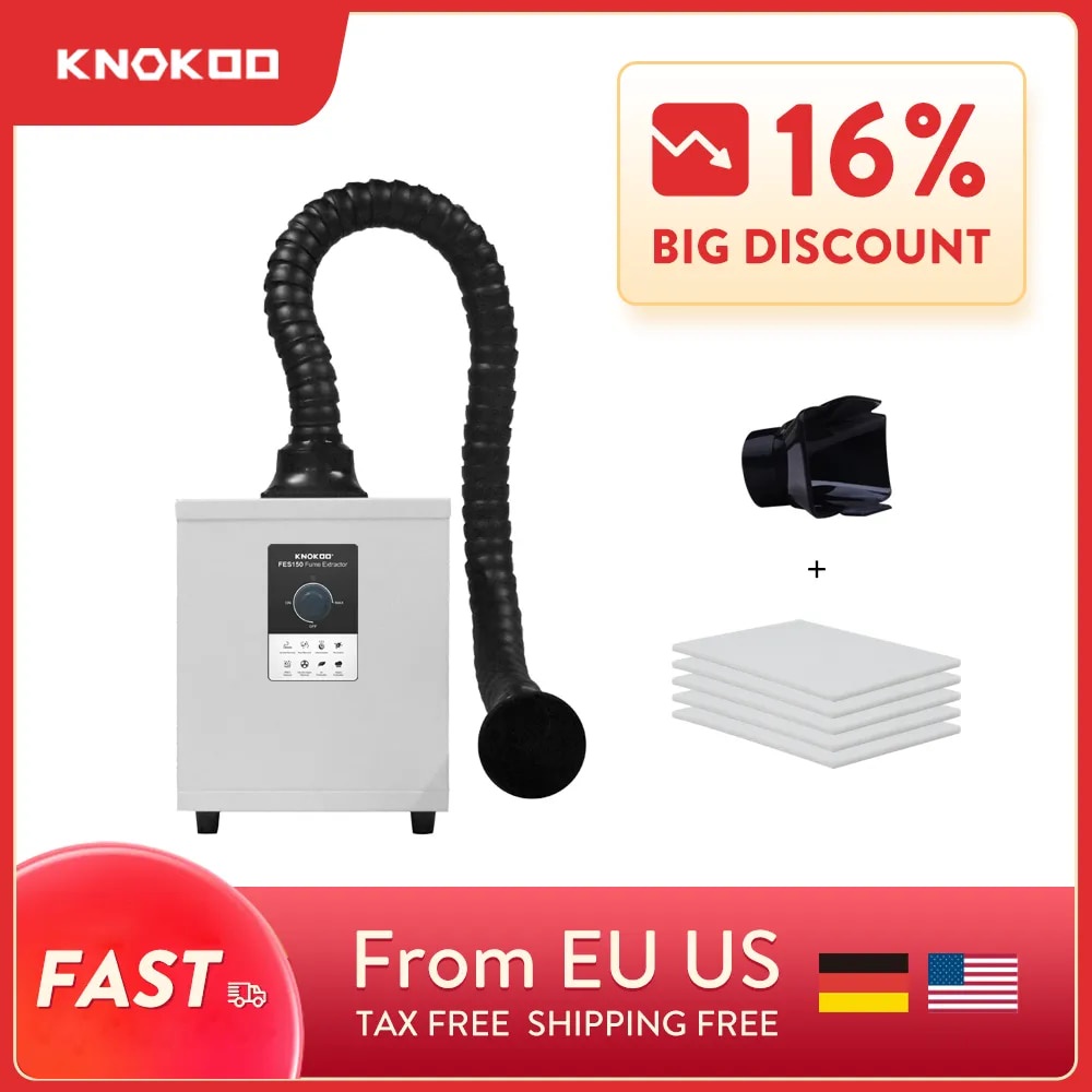 Solder Fume Extractor FES150 Smoke Absorber Welding Fume Extractor For