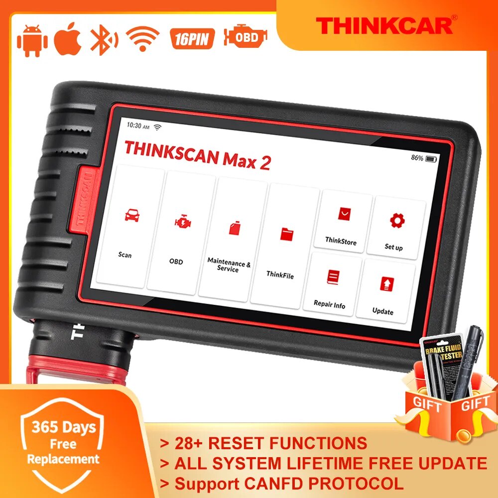 Thinkcar Thinkscan Max 2 Automotive Scanner Obd2 Diagnostic Tool Professional Car Scanner 28