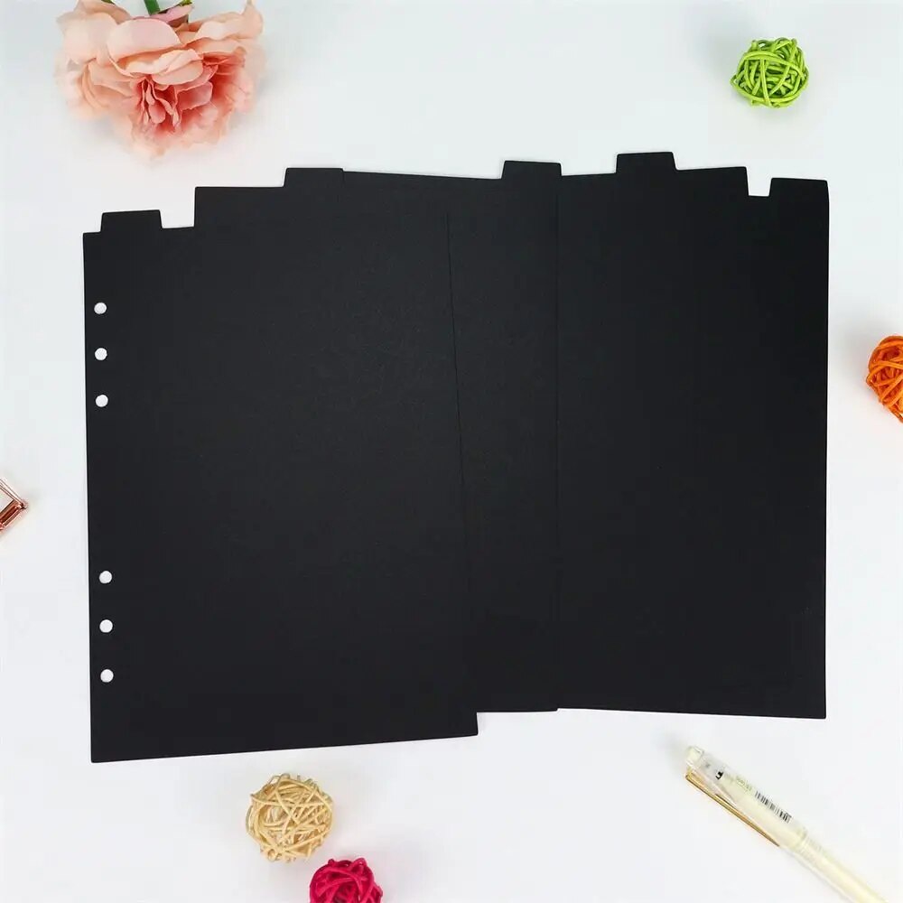 Planner 6 Holes A5 A6 A7 Page Dividers Notebook Paper Divider Index