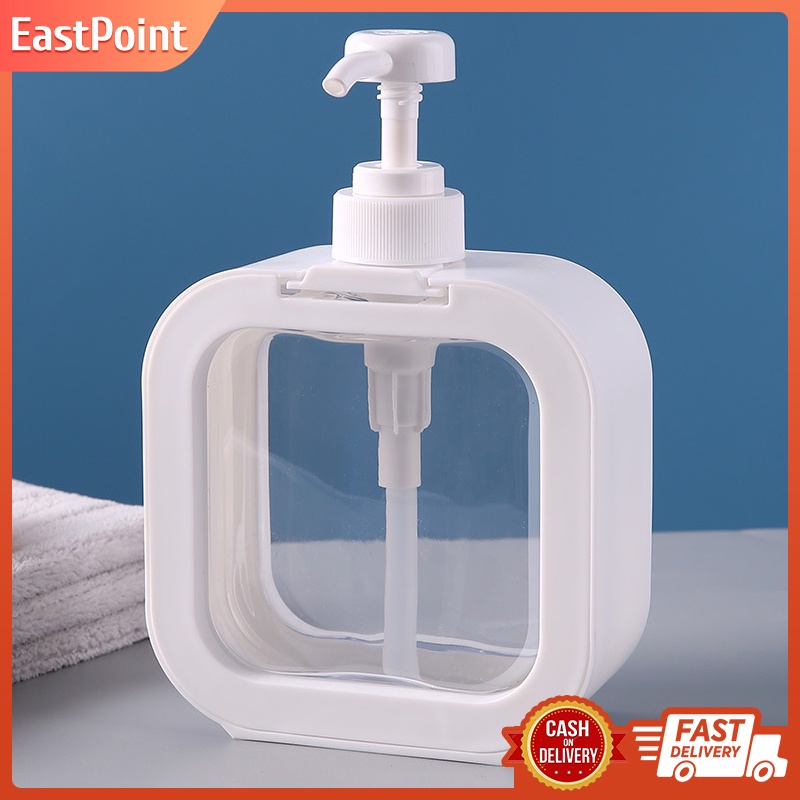 Clear Plastic Pump Bottles Kitchen Liquid Soap Dispenser Hand Sanitizer Shower Empty Pump