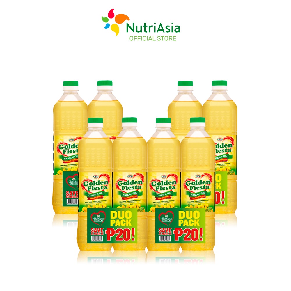 UFC Golden Fiesta Canola Oil Fry Healthy Pack Bundle of 4 | Shopee ...