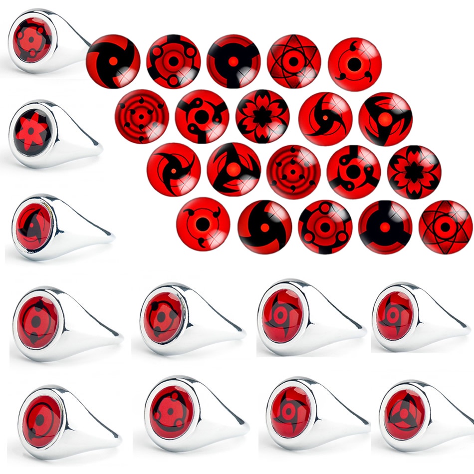 Maternal and infant productsAnime Naruto Sharingan Metal Ring Cool