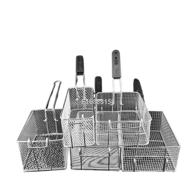 Square stainless ♣ steel frying net basket 81 fried blue 304 round pan ...