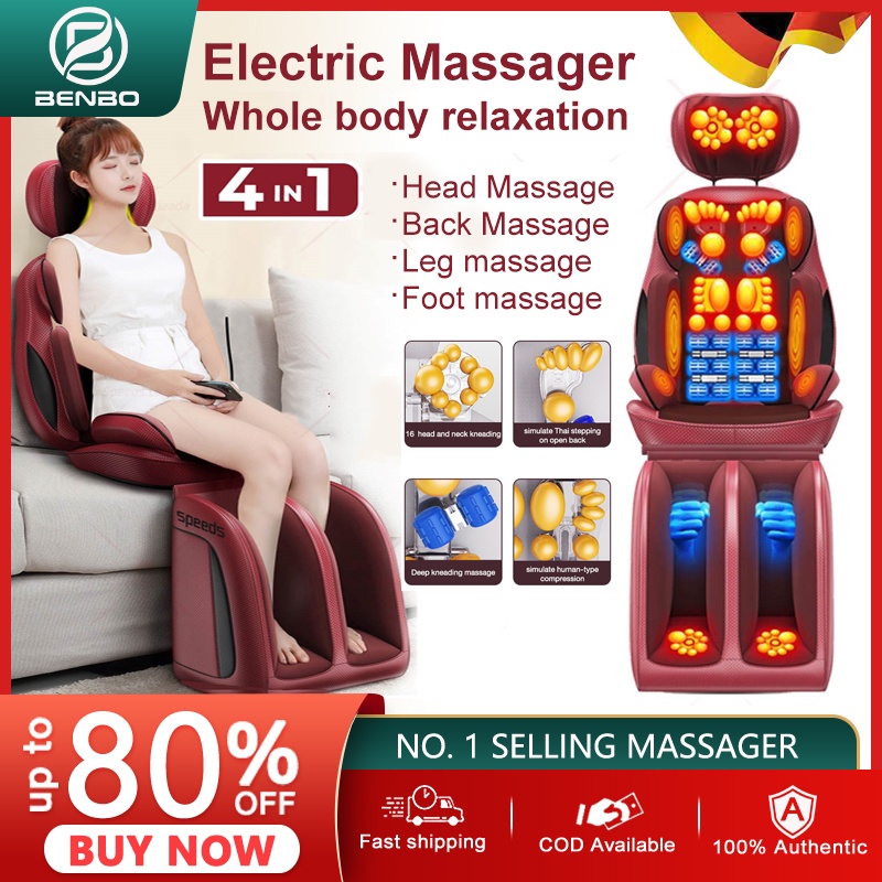 BENBO automatic massage chair fullbody Portable massage chair mat pad