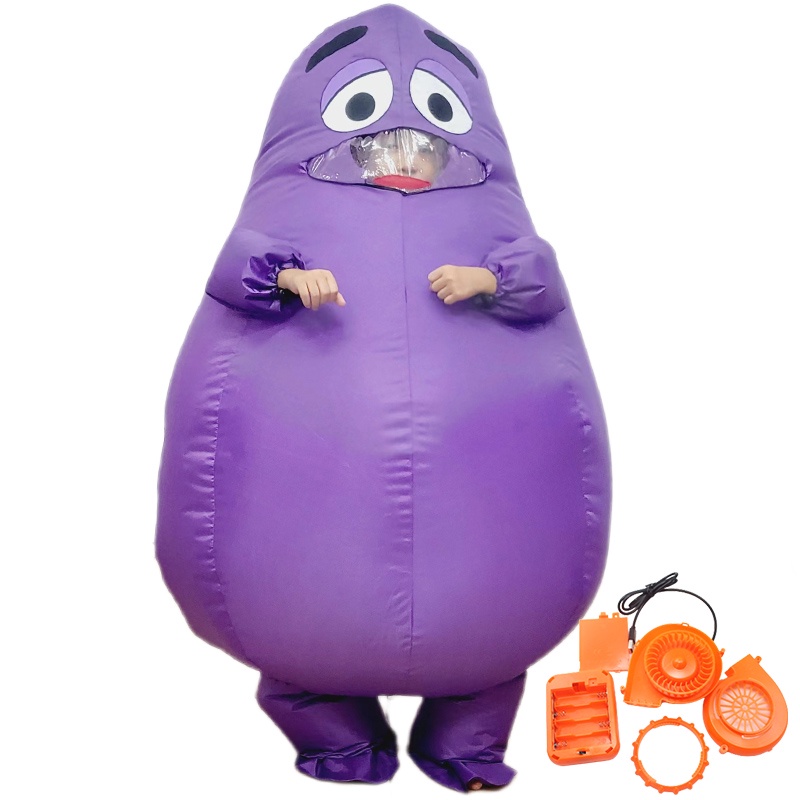 ♂ Grimace Costume for Kids Adult Grimaces Birthday Gameboy Halloween ...