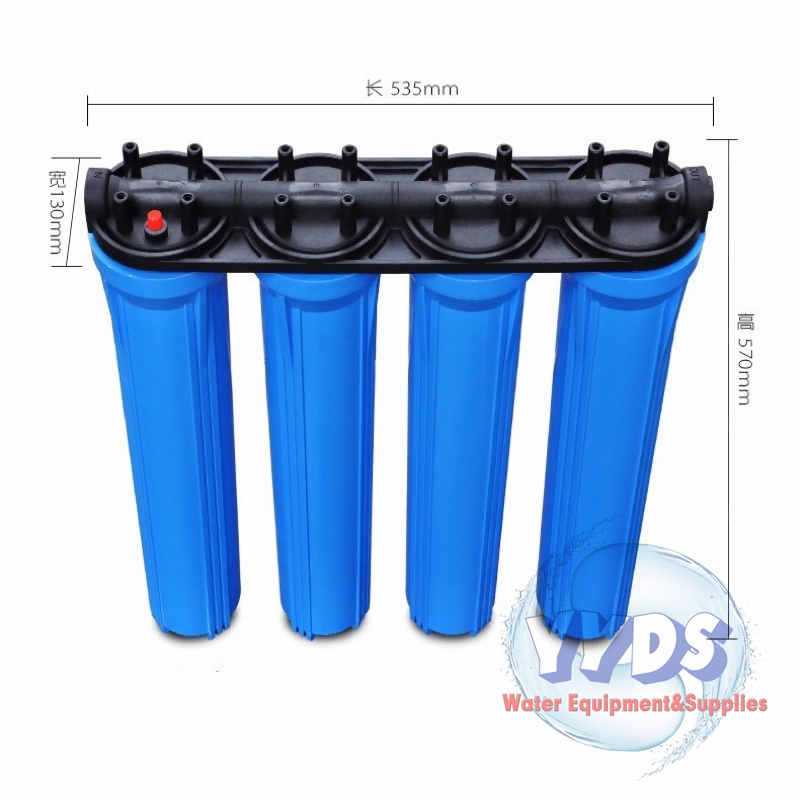 2/3/4 Stage 20 inch Deep Well Water Filter housing Complete Set with