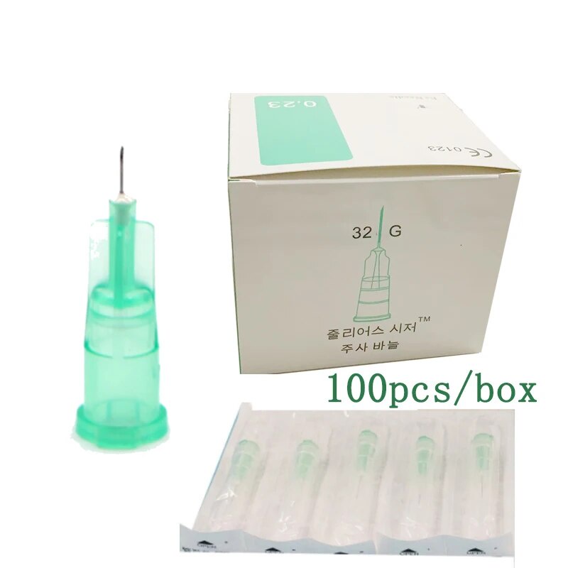 32G needle Piercing Transparent Syringe Injection glue Clear Tip Cap