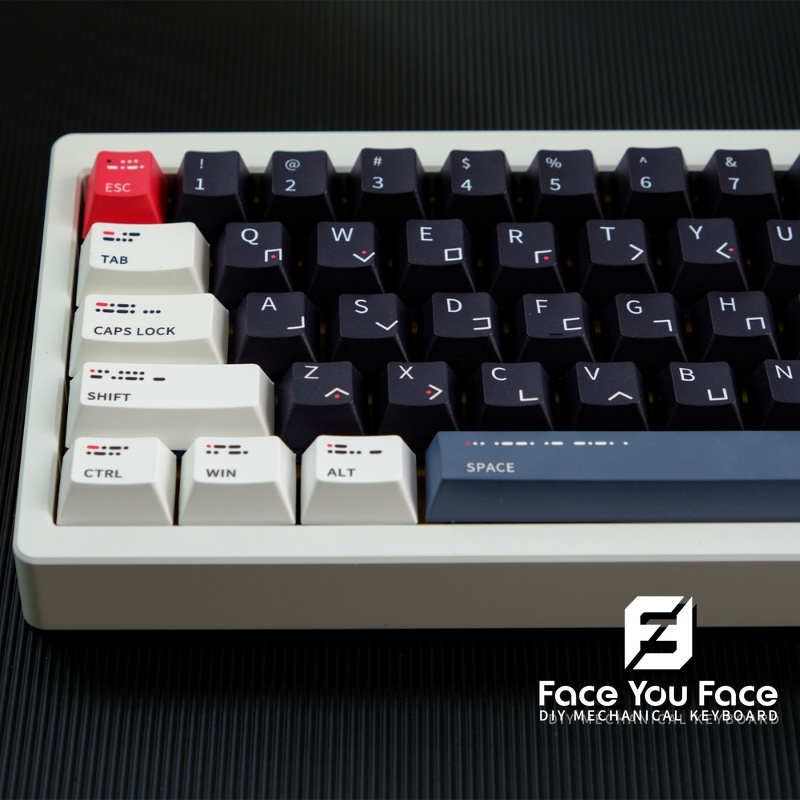 Morse Code Theme 129 Keys/set Cherry Profile PBT Keycaps Dye ...