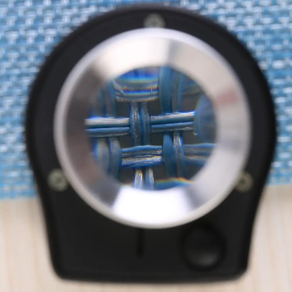 30x Optical Glass Lens 6led Full Metal Folding Linen Tester Loupe Magnifier Xv Shopee Philippines 6313