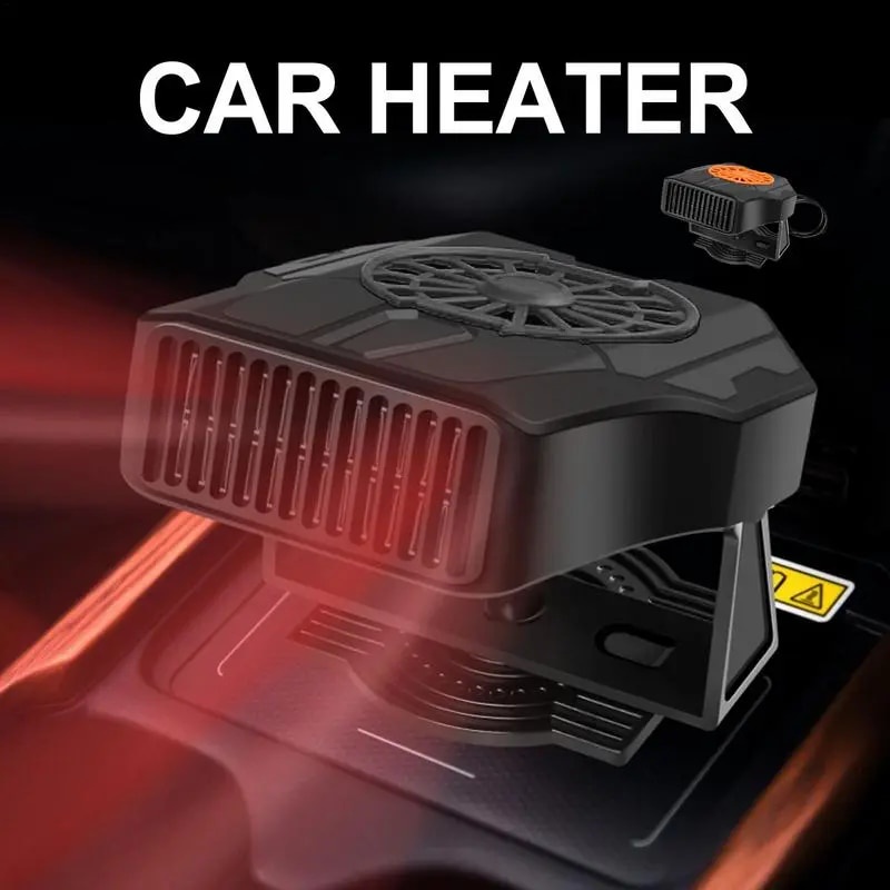 ☟12V 120W Car Vehicle Cooling Fan Hot Warm Heater Windscreen Demister ...