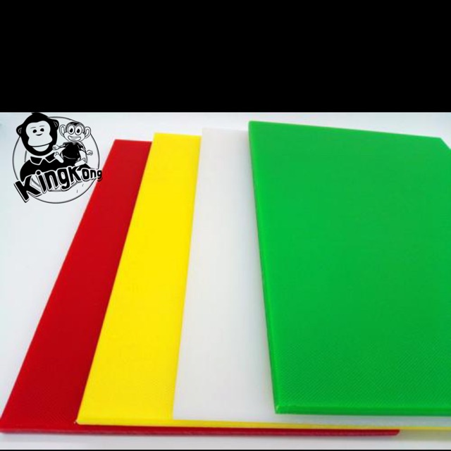 1 cm thick heavy duty plastic chopping board /food cutting board