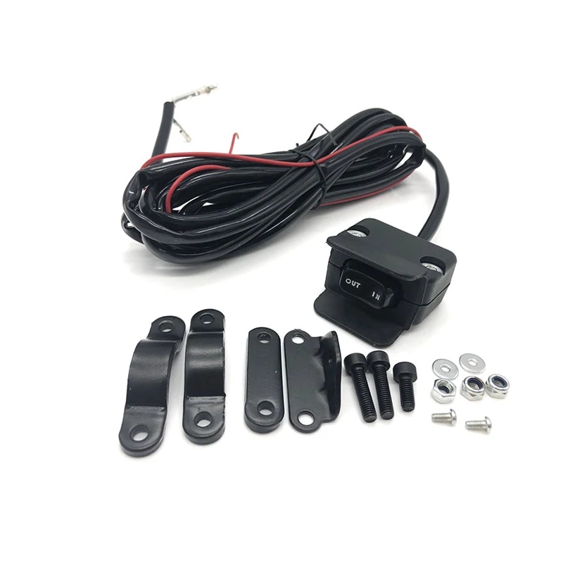 유Motorcycle ATV/UTV 3 Meters Winch Rocker Switch Handlebar Control Line