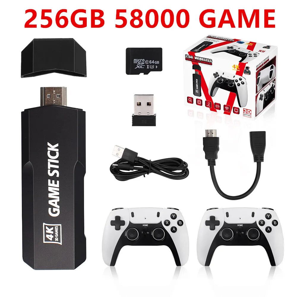 GD10 PRO Video Game Stick Console 2.4G Double Wireless Controller Game ...