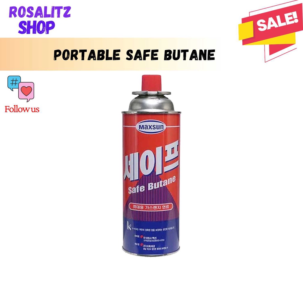 rosalitz Butane Gas Safe Portable Cannister Samgyeopsal Safe Portable Butane Gas Canister