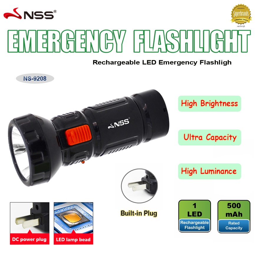 Nss Flashlight Handy Light Hand Carry Torch Light Emergency ...