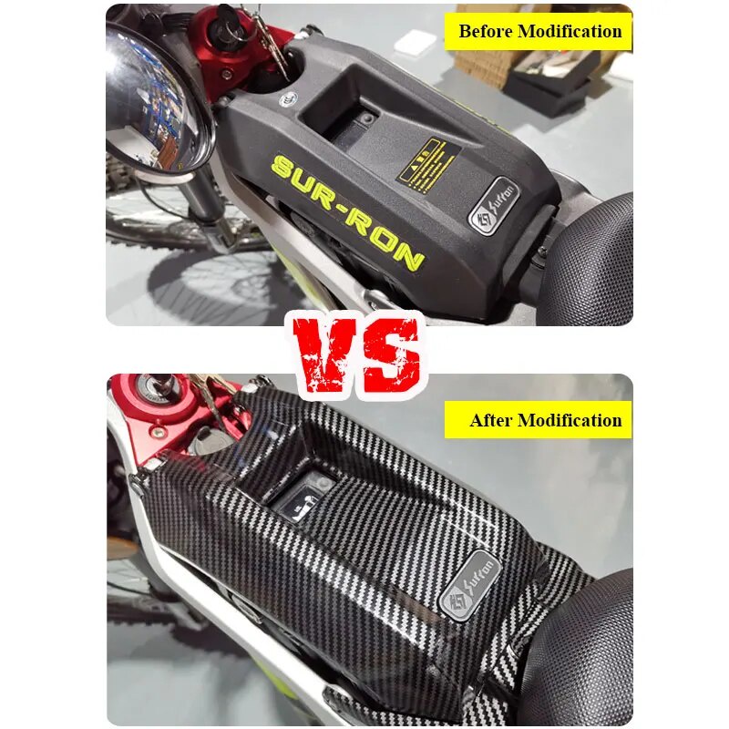 For SURRON Light Bee X Segway X260 Water Transfer Carbon Fiber Battery