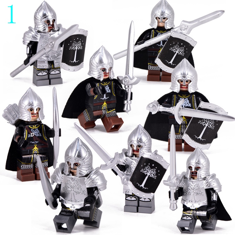 Minifigures Assembling Toys Compatible with Lego Magic Rings King ...