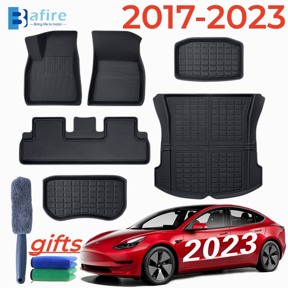 Car Rear Floor Mats Rear Cargo Liner Fit For Ford Escape 2013-2019 All Weather