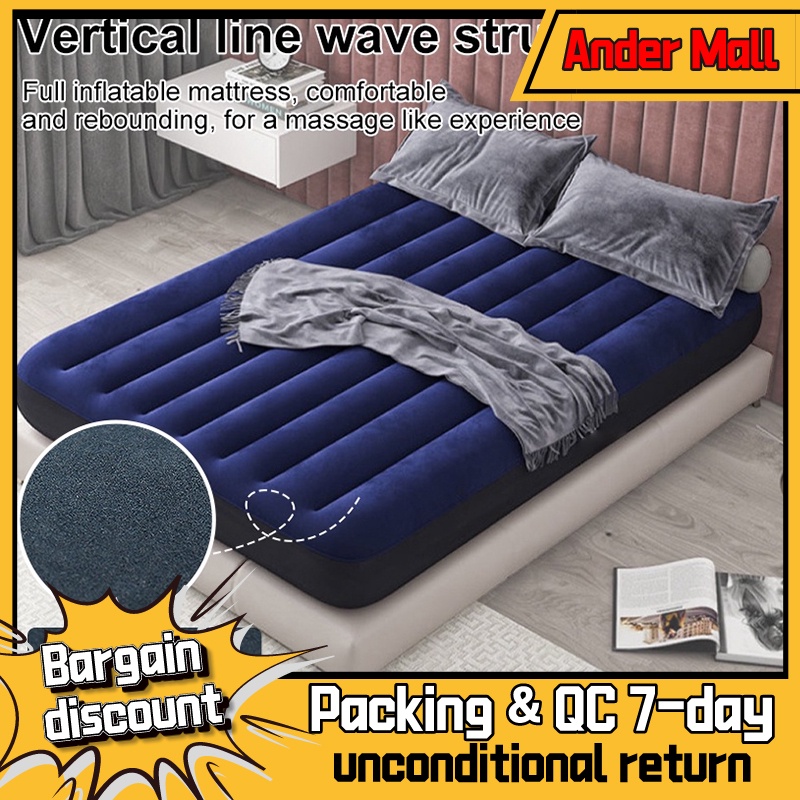 Inflatable Bed Single Air Bed Extra Thick Inflatable Air Bed Air
