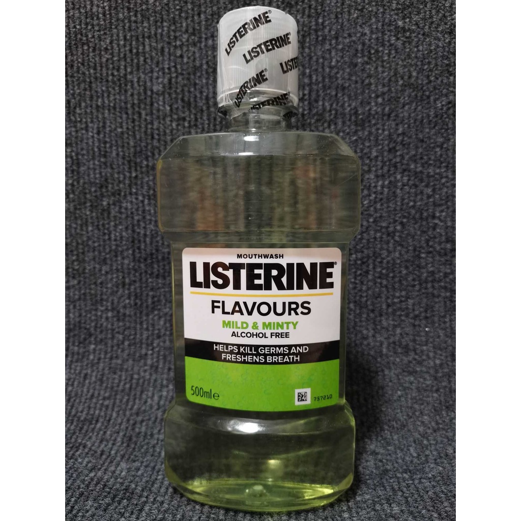Listerine Mouthwash Alcohol Free 500ml Shopee Philippines