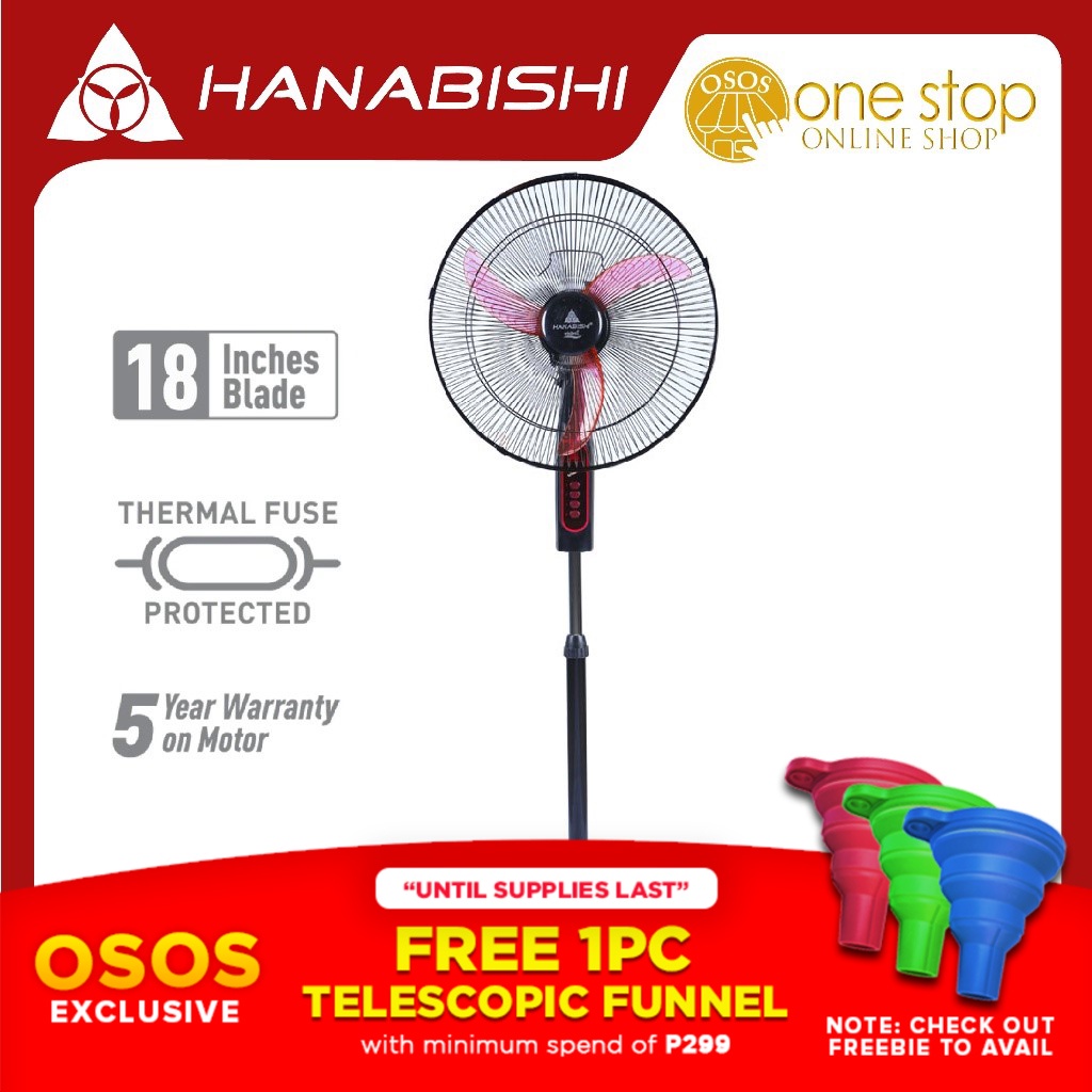 Hanabishi Original Electric Fan Stand Fan Windmill 18" Windmill 18SF