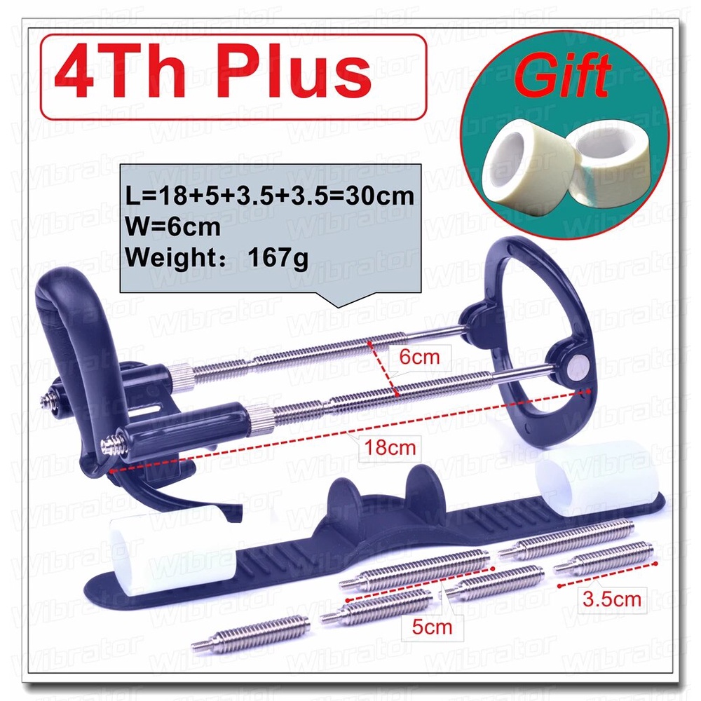 4th Plus large size Generation Male Enlarger Stretcher Tension Traction ...