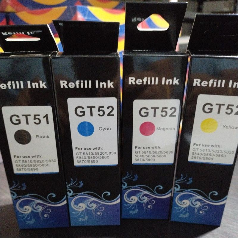 Hp Gt51gt52 Refill Dye Ink 70ml Shopee Philippines 1461