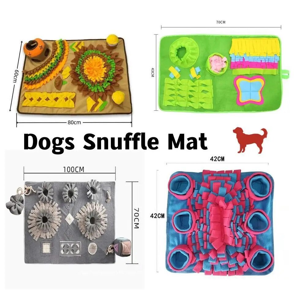 Dogs Snuffle Mat pig Dog Training Blanket Nose Work Toys Pet Slowing