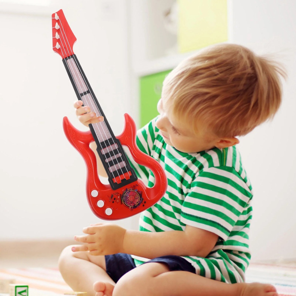 Electric Guitar Toy Adulttoys Kids Ukulele Musical Instrument Mini