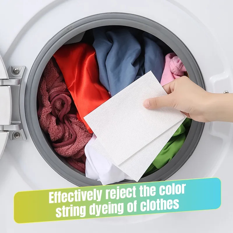 50pcs Washing Machine Use Mixed Dyeing Proof Color Absorption Sheet ...