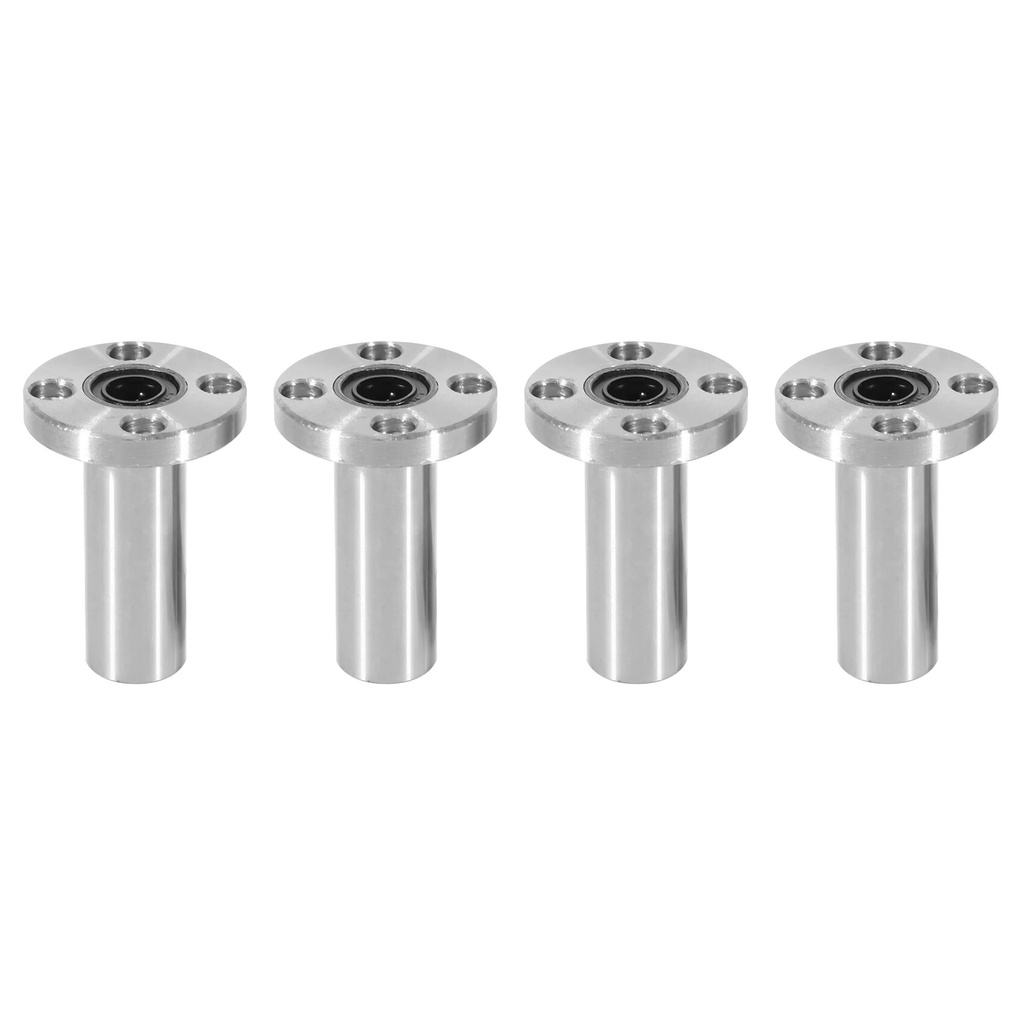 4pcs 8mm Lmf8luu Long Type Round Flange Coupling Linear Motion Bearing 