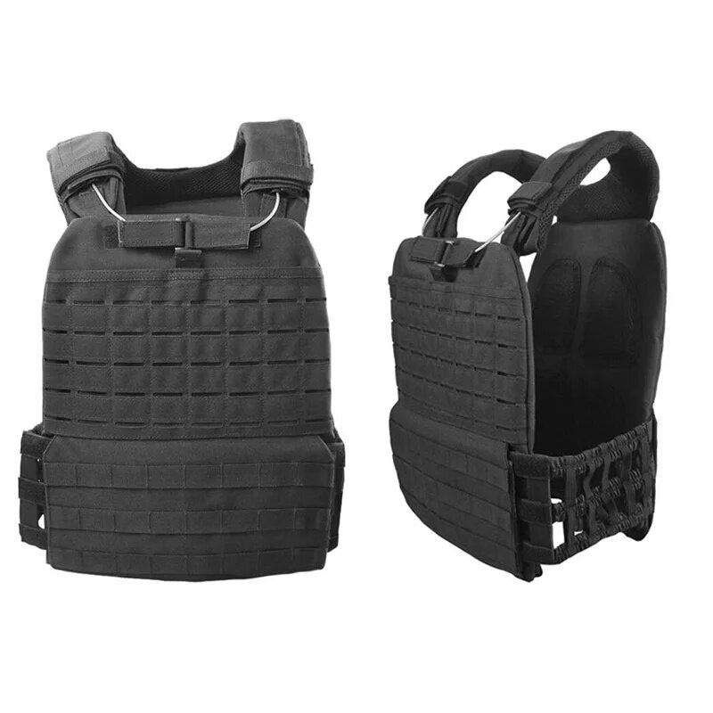 Tactical Outdoor Molle Plate Carrier Vest Chest Rigs Training Military
