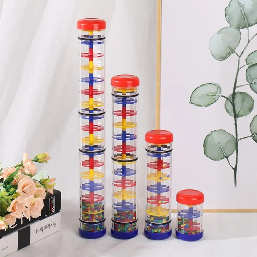 Rain Stick Musical Toys Raindrop Sound For Kids Rainstick Rainbow Rain ...