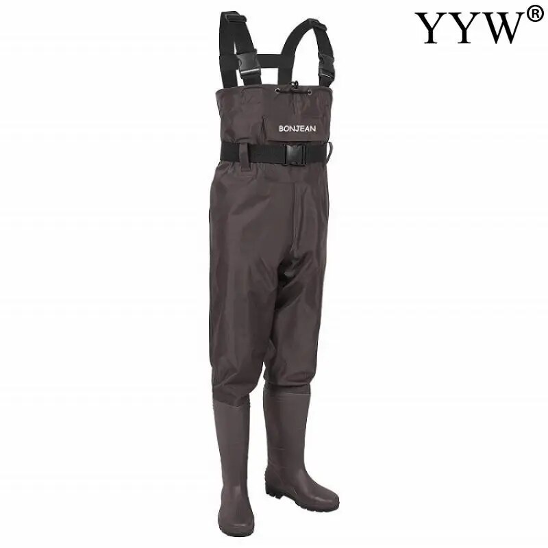 97F Fishing Waders Pants Overalls With Boots Gear Set Suit Kits Men ...