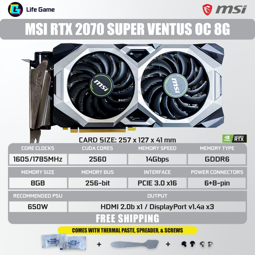 Rtx 2070 hot sale super used