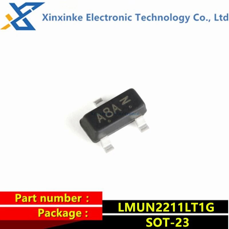 100PCS MMUN2211 MMUN2211LT1G LMUN2211LT1G A8A SOT-23 50V 100mA SMD ...