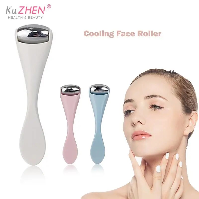 ⋚Cooling Face Roller Skin Cooling Ice Roller Eye Facial Massager Anti