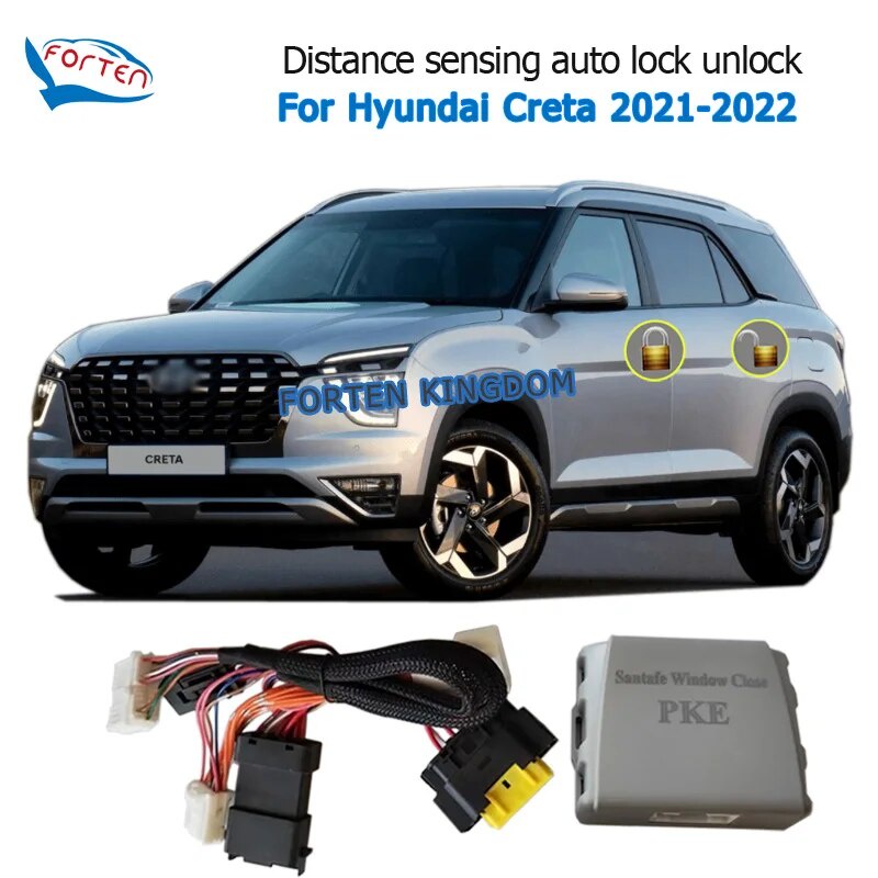 ☢Car Auto Intellect Distance sensing Door Lock Unlock Kit Module For