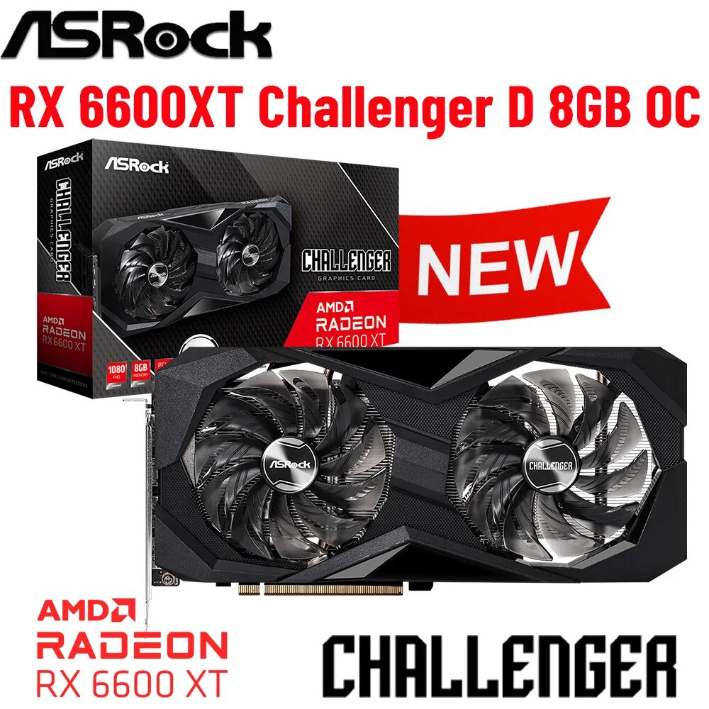ASRock Radeon RX6600XT Challenger 8GB - www.buyfromhill.com