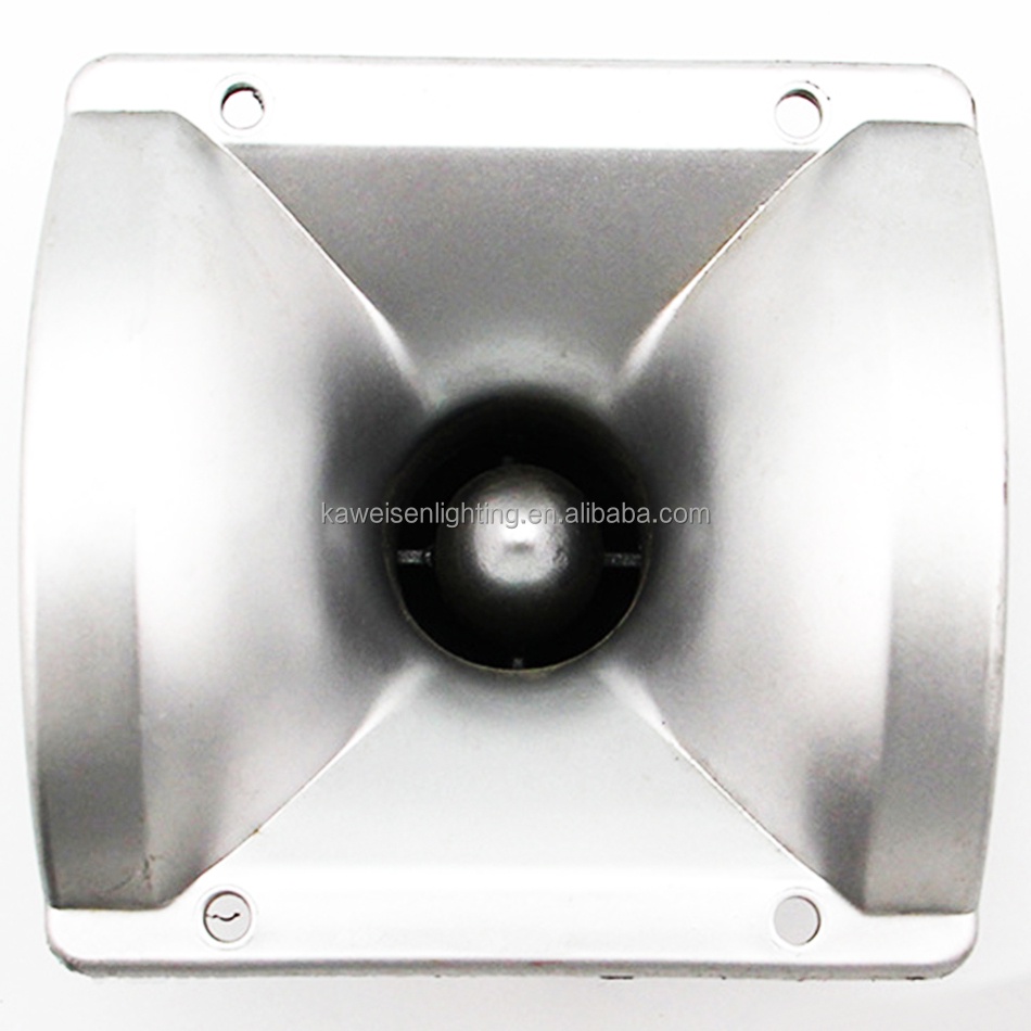 Silver Finish 87.5x87.5mm Piezoelectric Tweeters Car Tweeter Speaker