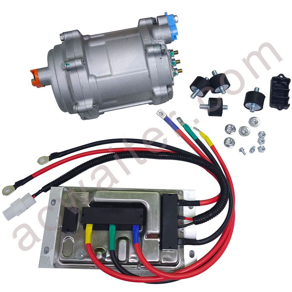 Universal Electric Car Ac Compressor Air Conditioning Scroll R134a Automotive Aircon Compressor