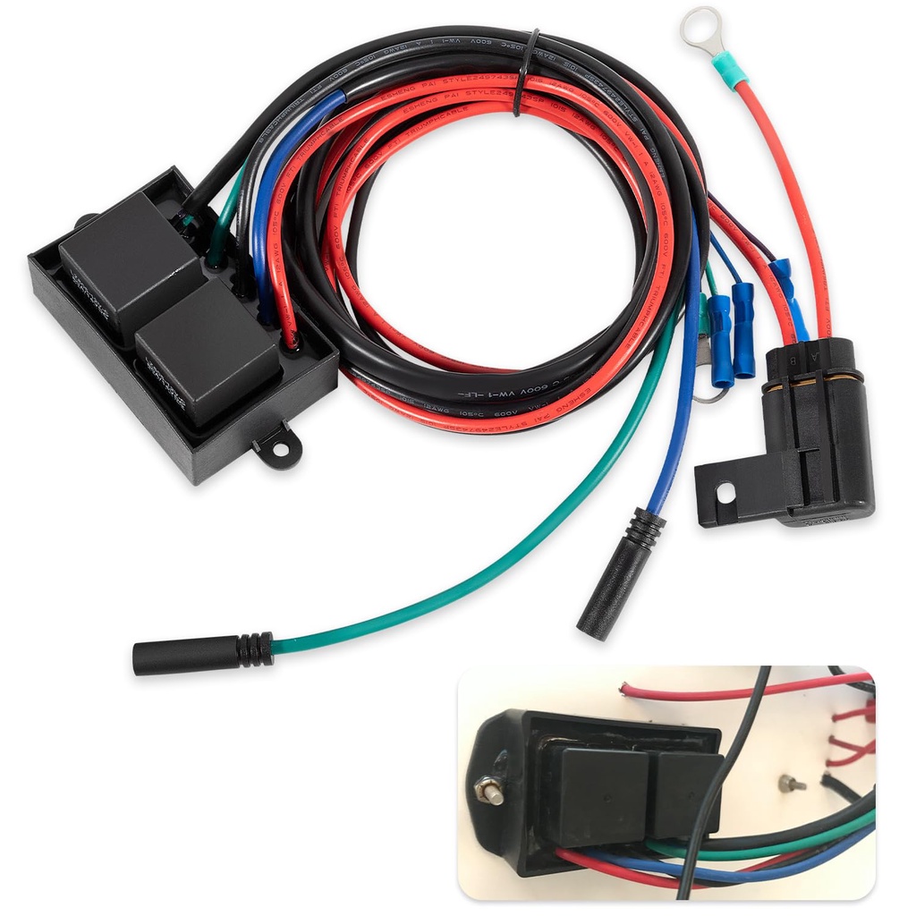 Starter Relay Replacement Hydraulic Jack Plate Relay Wire Harness ...